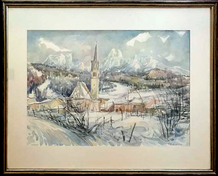 T. Biagetti - Paesaggio invernale