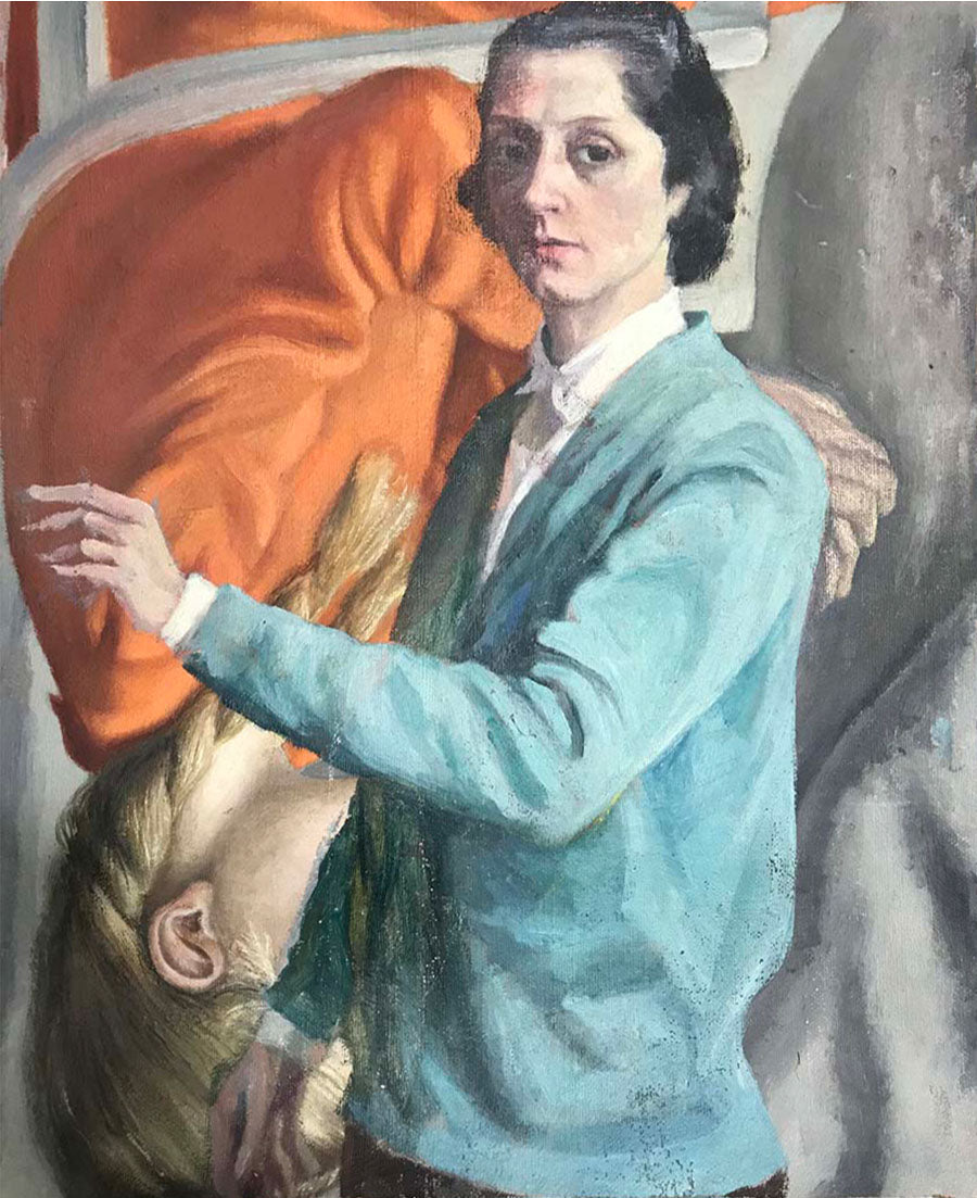 Vera Scardino - Unfinished Self-Portrait