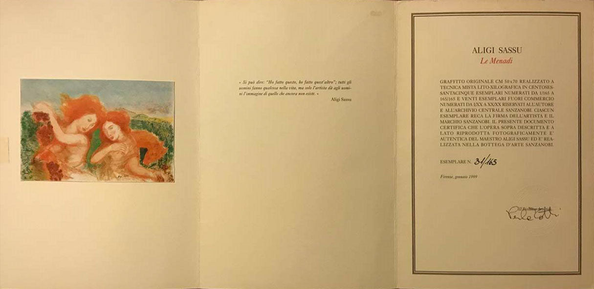 Aligi Sassu - Le Menadi