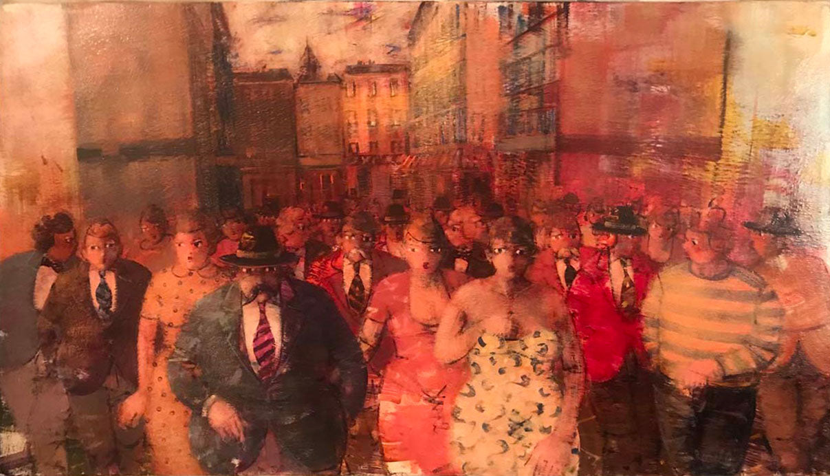 Carlo Roselli - Folla urbana