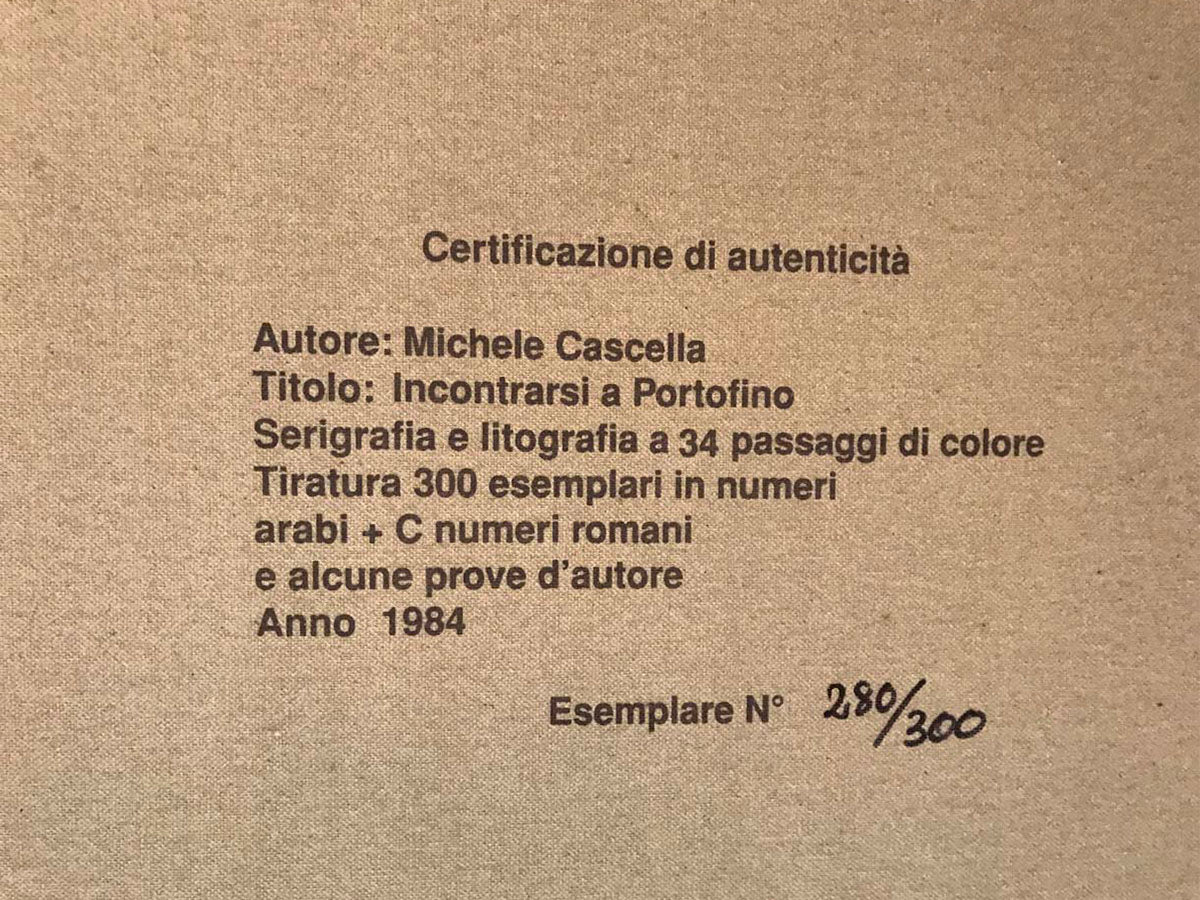 Michele Cascella - Incontrarsi a Portofino