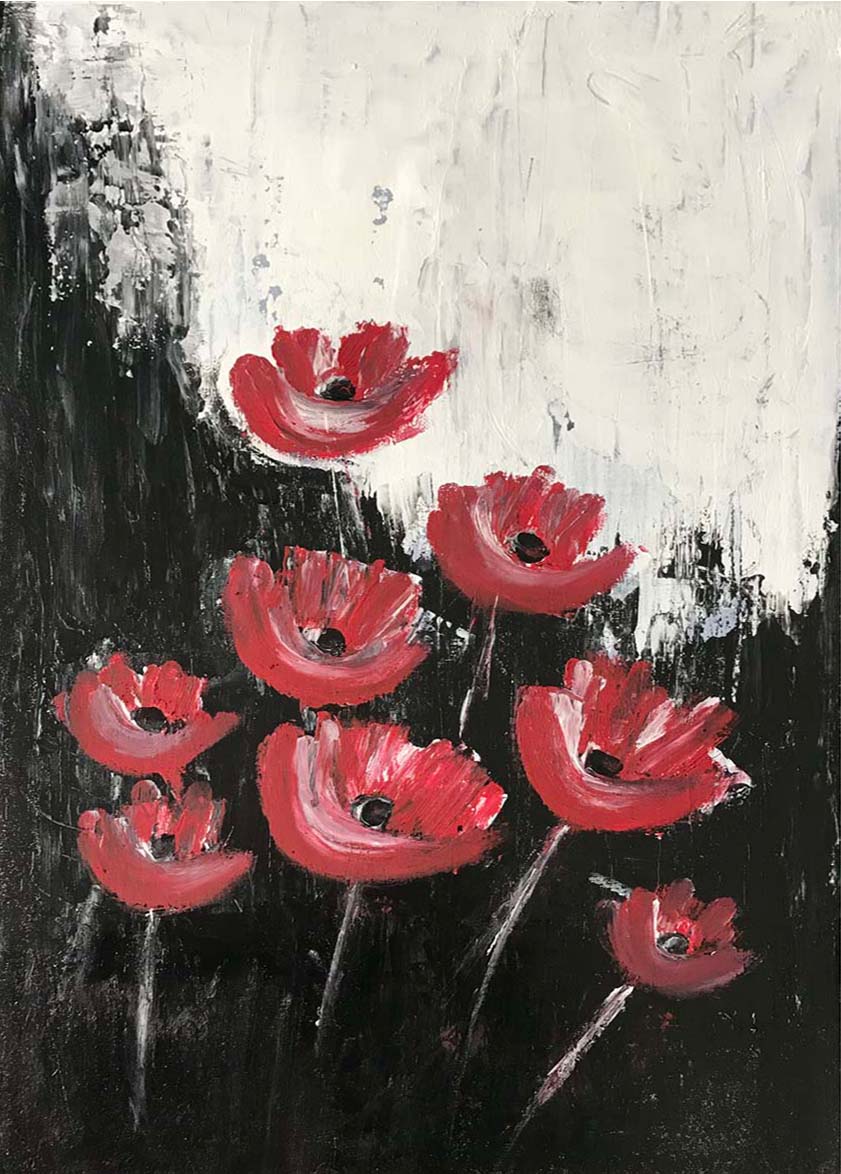 Alessandra Cafiero - Las amapolas rojas
