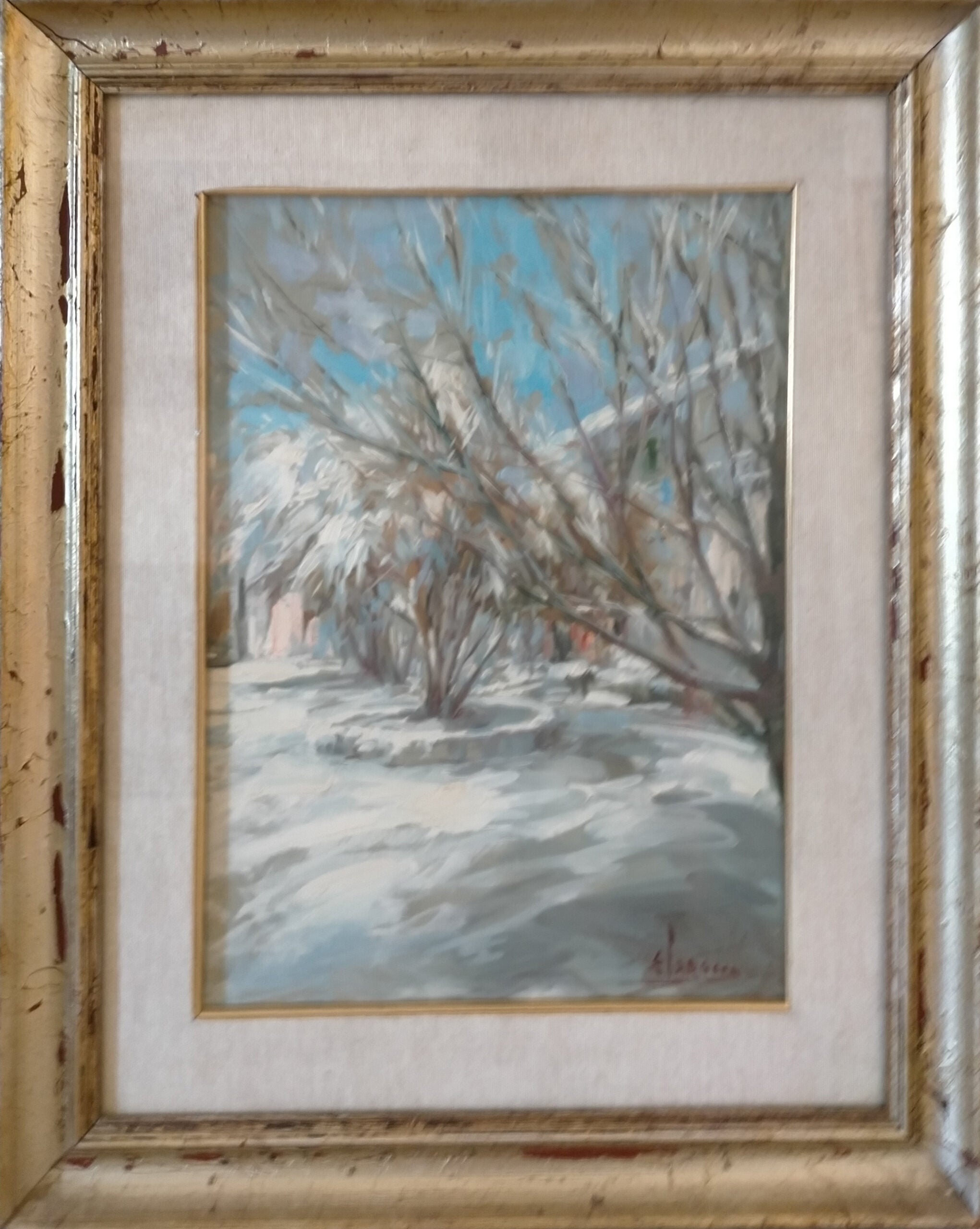 Emilio Larocca - Inverno in Piazza dei Cavalieri