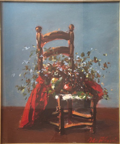 Bertolini - Sedia con fiori