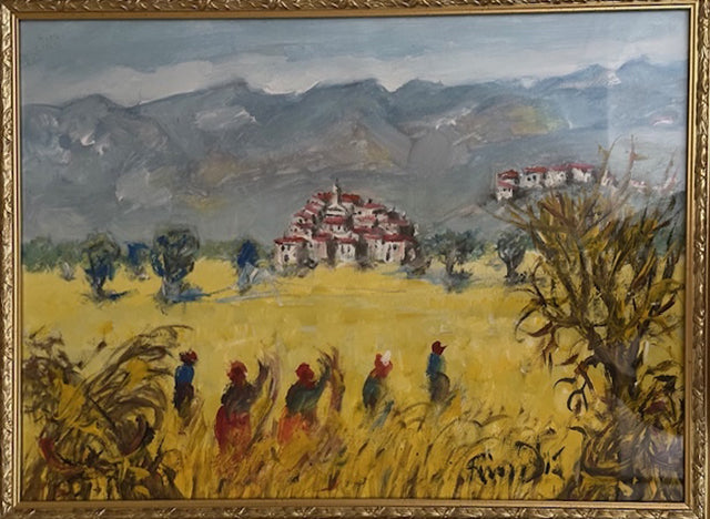 Autore Sconosciuto - Senza titolo (paesaggio)