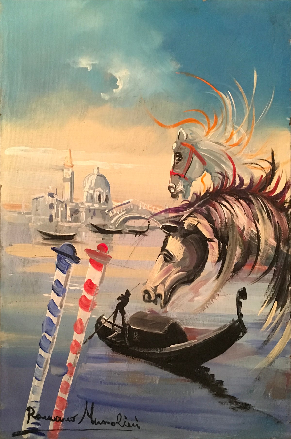 Romano Mussolini - Horses and Gondolas