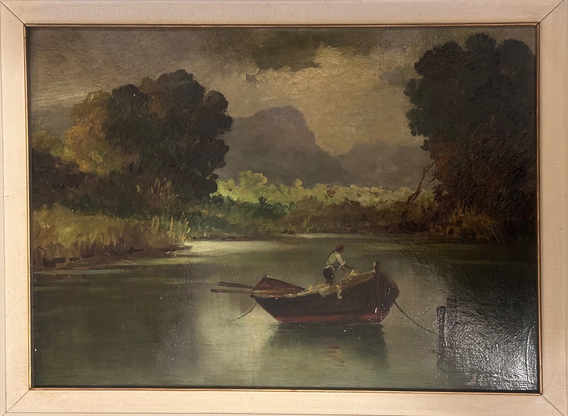 Castellani - Barco en el lago
