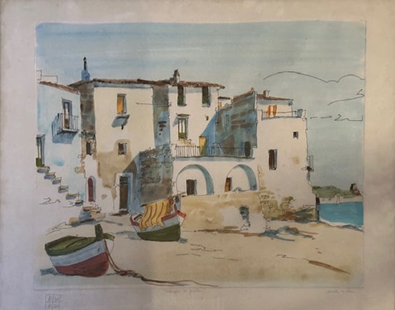 Aldo Riso - Villaggio di pescatori