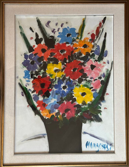 Sante Monachesi - Senza titolo (vaso di fiori)