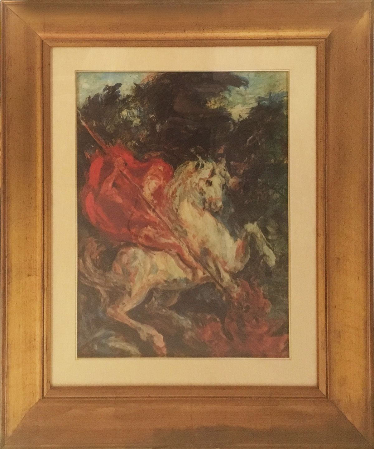 Aligi Sassu - San Giorgio e il drago