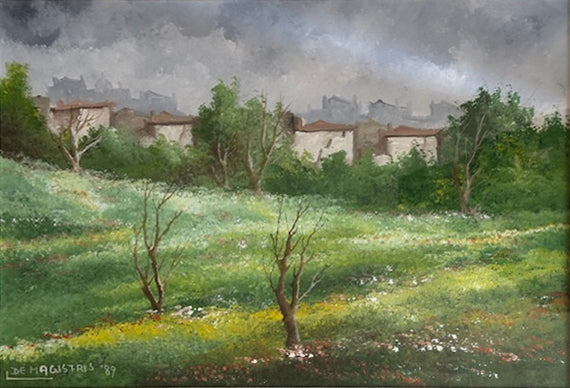 Leonardo De Magistris - Senza titolo (paesaggio)