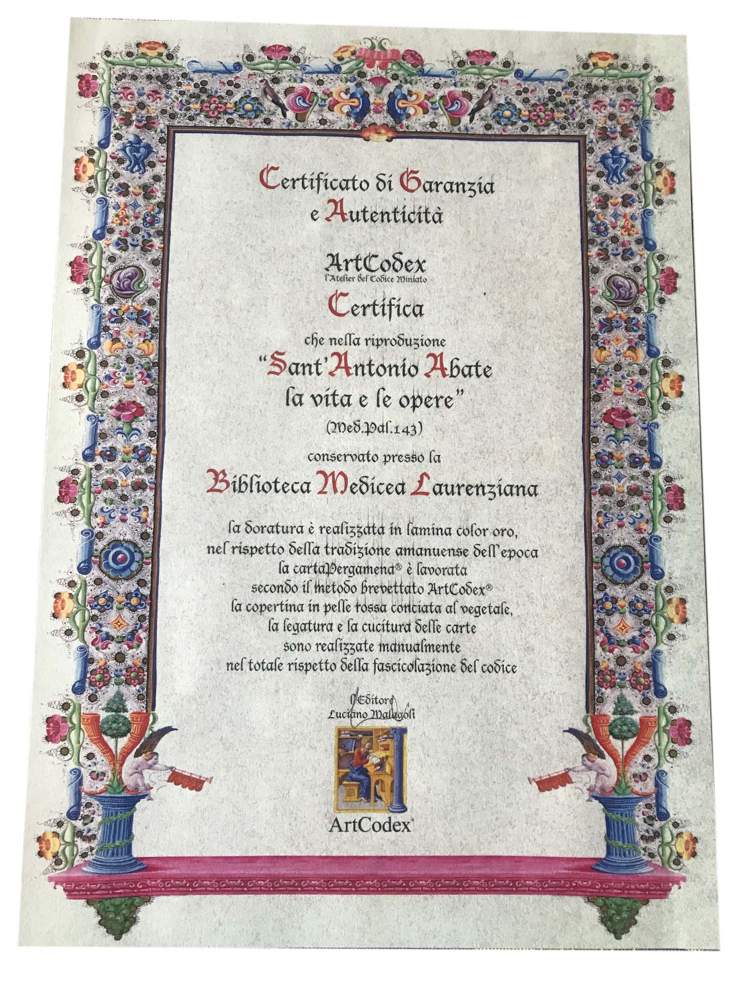 Sant’Antonio Abate, La vita e le opere  - Art Codex Quotazione