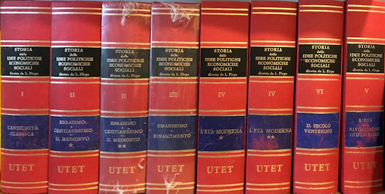 Utet - Storia delle idee Politiche Economiche e Sociali