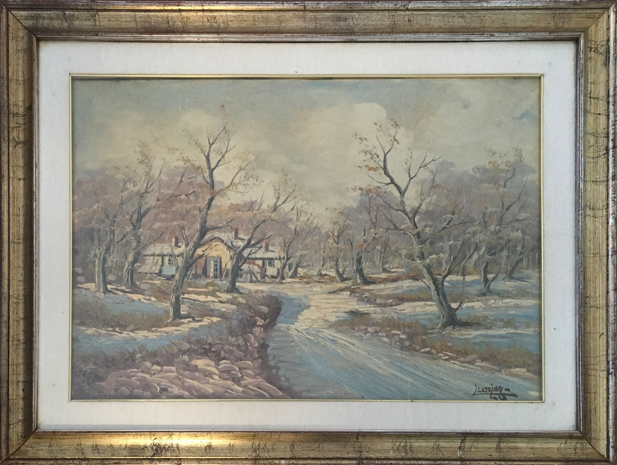 Luciano Lutring - Paesaggio innevato