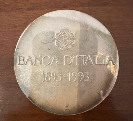 Arnaldo Pomodoro - Medalla Conmemorativa del Centenario del Banco de Italia