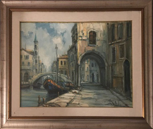 Aurelio Barbalonga - Scorcio veneziano