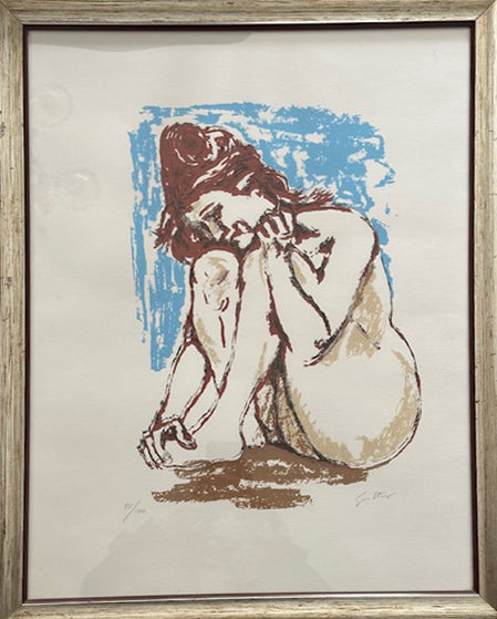 Renato Guttuso - Sin título (Desnudo)