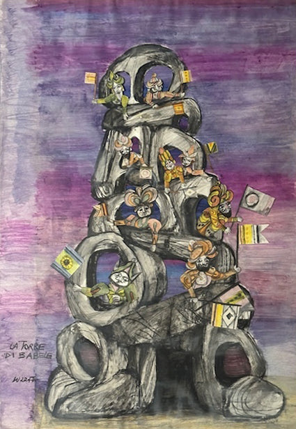 Emanuele Luzzati - Torre di Babele