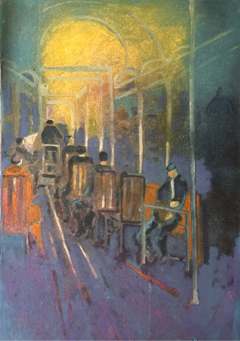 Attilio Mangini - Tranvía antiguo