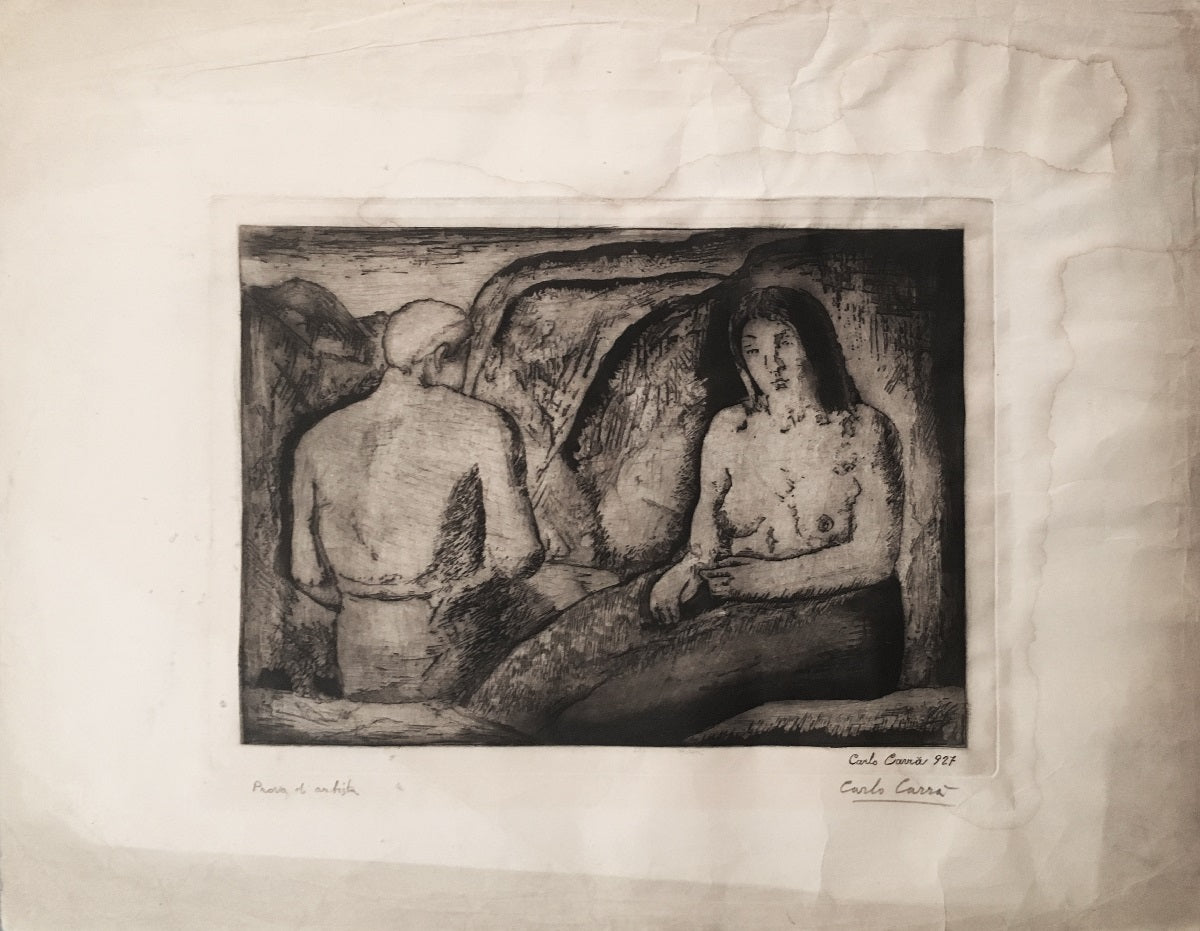 Carlo Carrà - Senza titolo