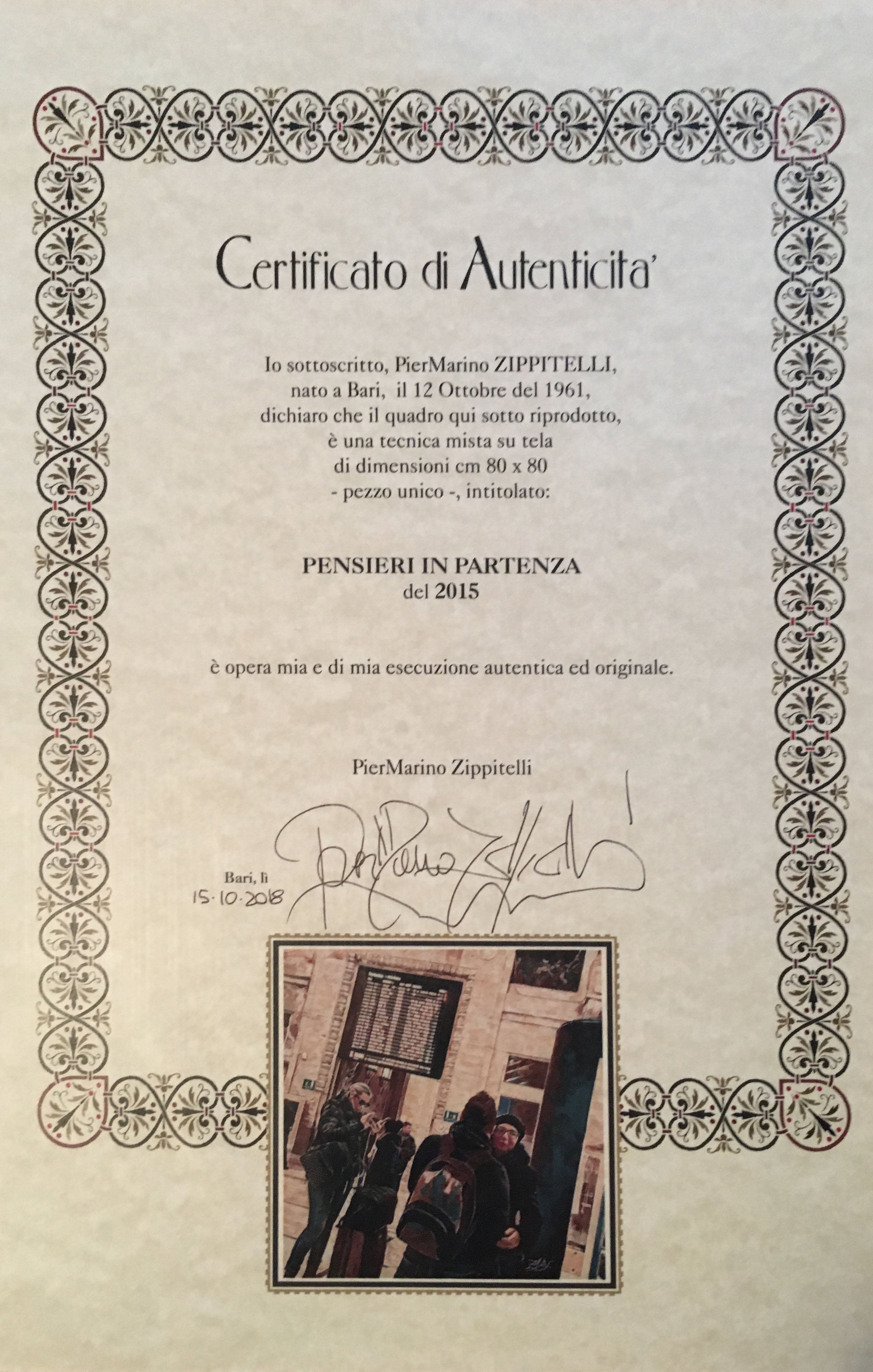 Piermarino Zippitelli - Pensieri in partenza