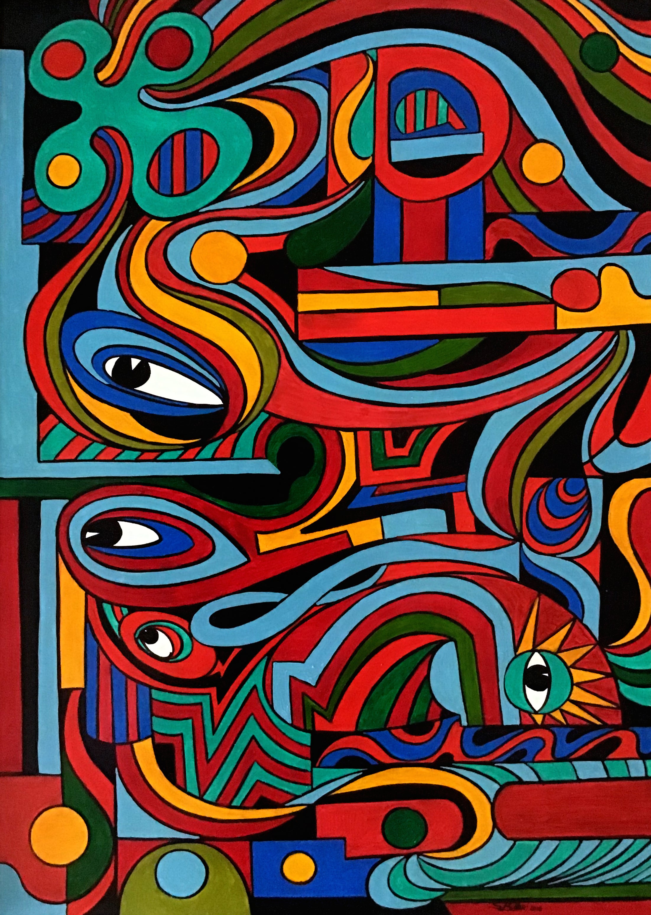 Sergio Billeri - Composition 10 - Eyes