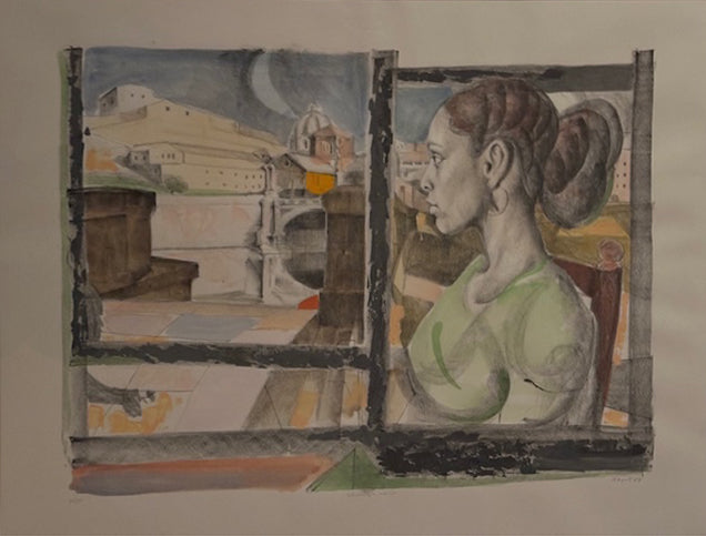 Ugo Attardi - Riflessi sulla finestra