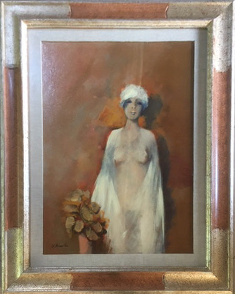 Umberto Bianchini - Nudino con fiore