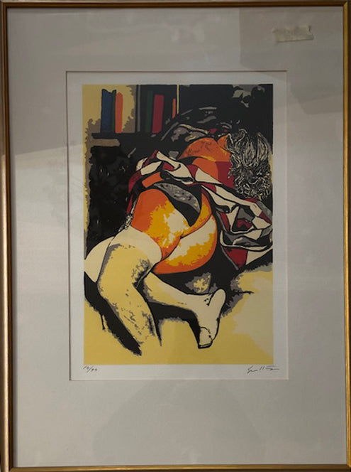 Renato Guttuso - Senza titolo (Figura Femminile)