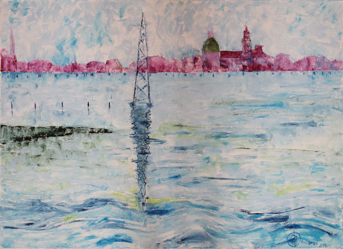 Giuseppe Saccomani - Veduta di Venezia