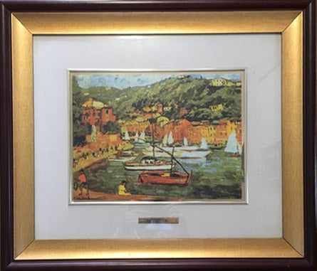 Michele Cascella - Barche di Portofino