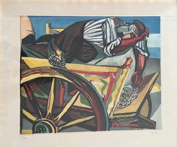 Renato Guttuso - Carter durmiente