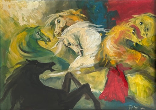Rodolfo Zito - Senza titolo (cavalli)