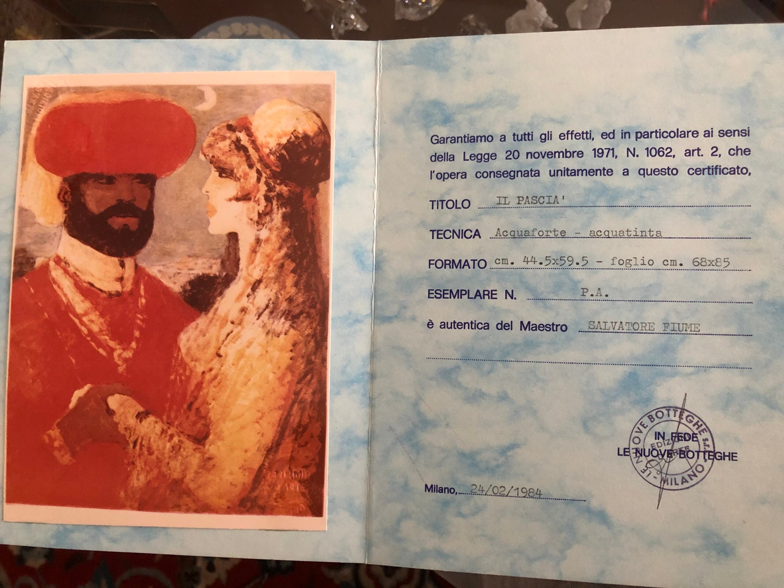 Salvatore Fiume - Il Pascià