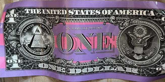 Karl Lagasse - One Dollar Purple Stripe