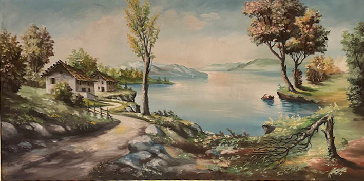 Luigi Marinelli - Paesaggio primaverile
