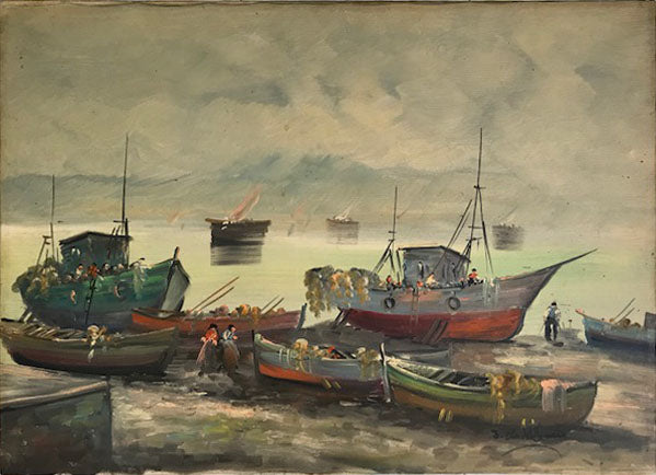 S. Castellani - Barche in secca