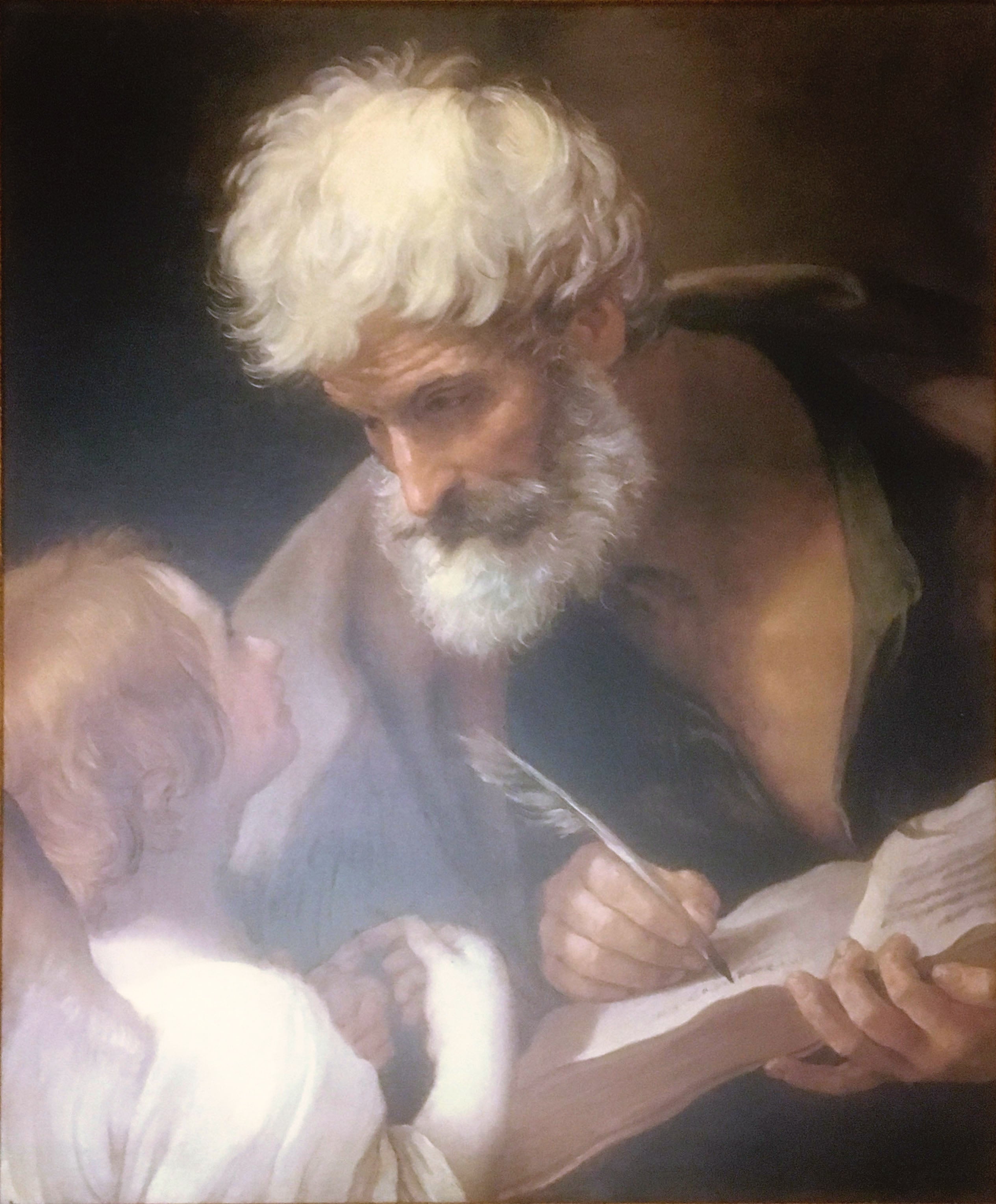 Riproduzione da Guido Reni - San Matteo e l'Angelo