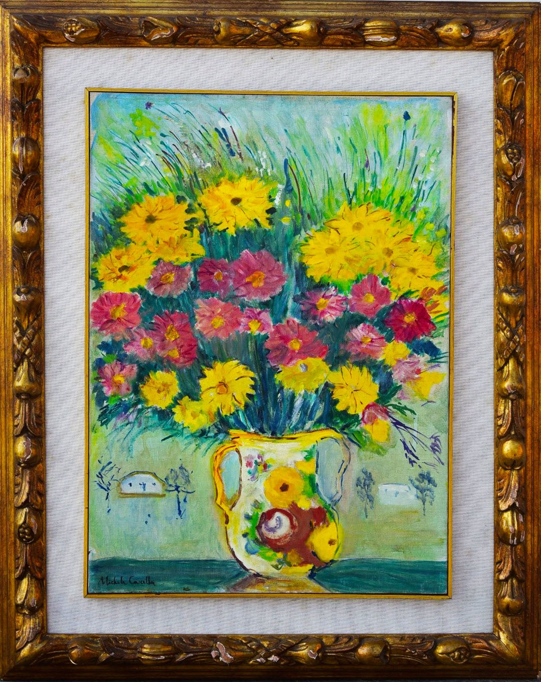 Michele Cascella - Arreglo floral