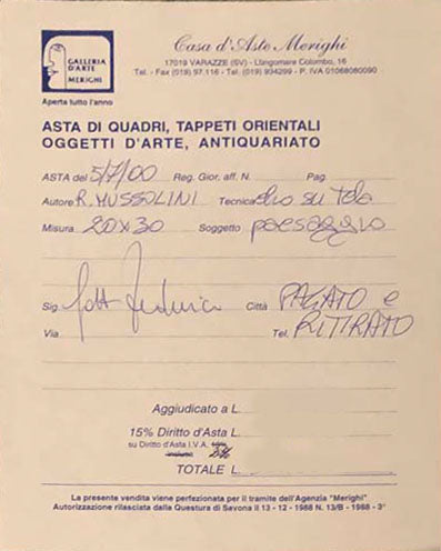 Romano Mussolini - Paisaje