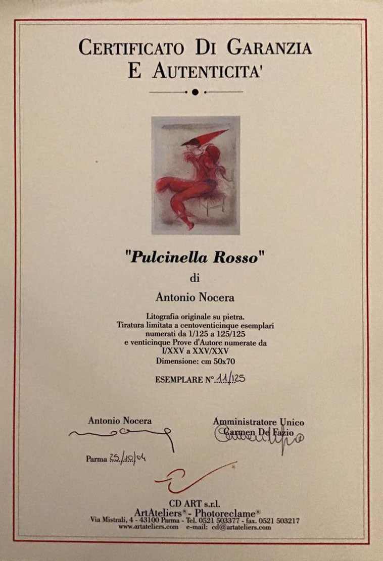 Antonio Nocera - Pulcinella rosso