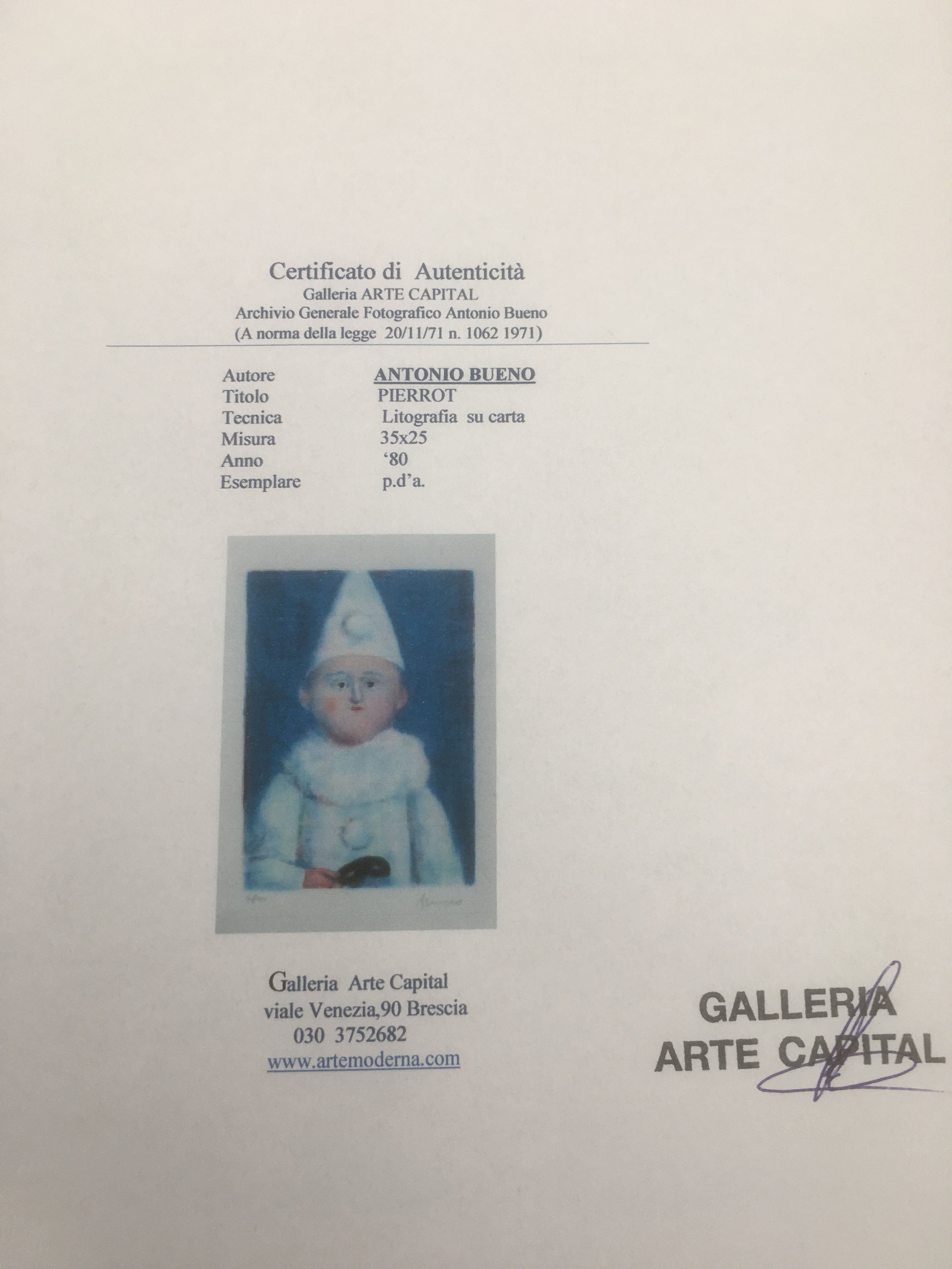 Antonio Bueno - Pierrot