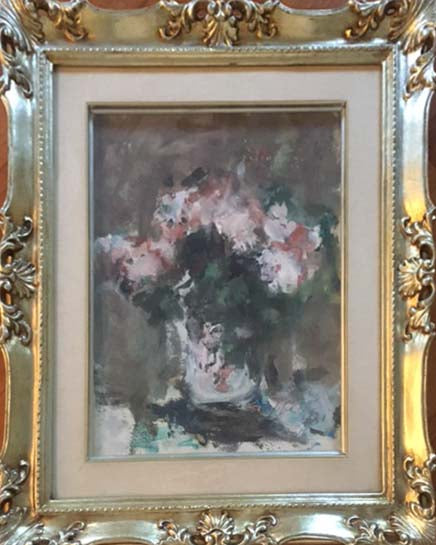Vaso di fiori - Olio su tela - Sergio Scatizzi