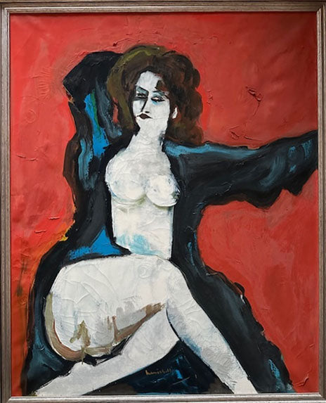 Luigi Menichelli - Senza titolo (nudo femminile)