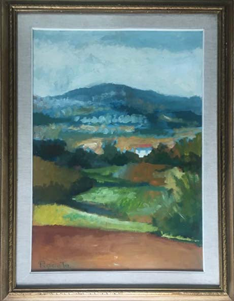 Senza titolo (paesaggio) - Acquerello su carta - Pignataro