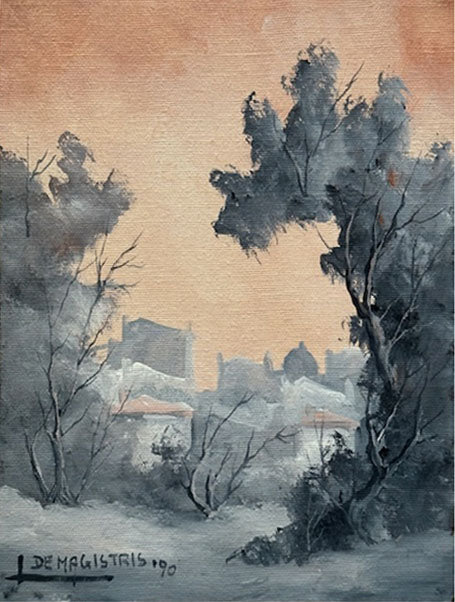 Leonardo De Magistris - Senza titolo (paesaggio)