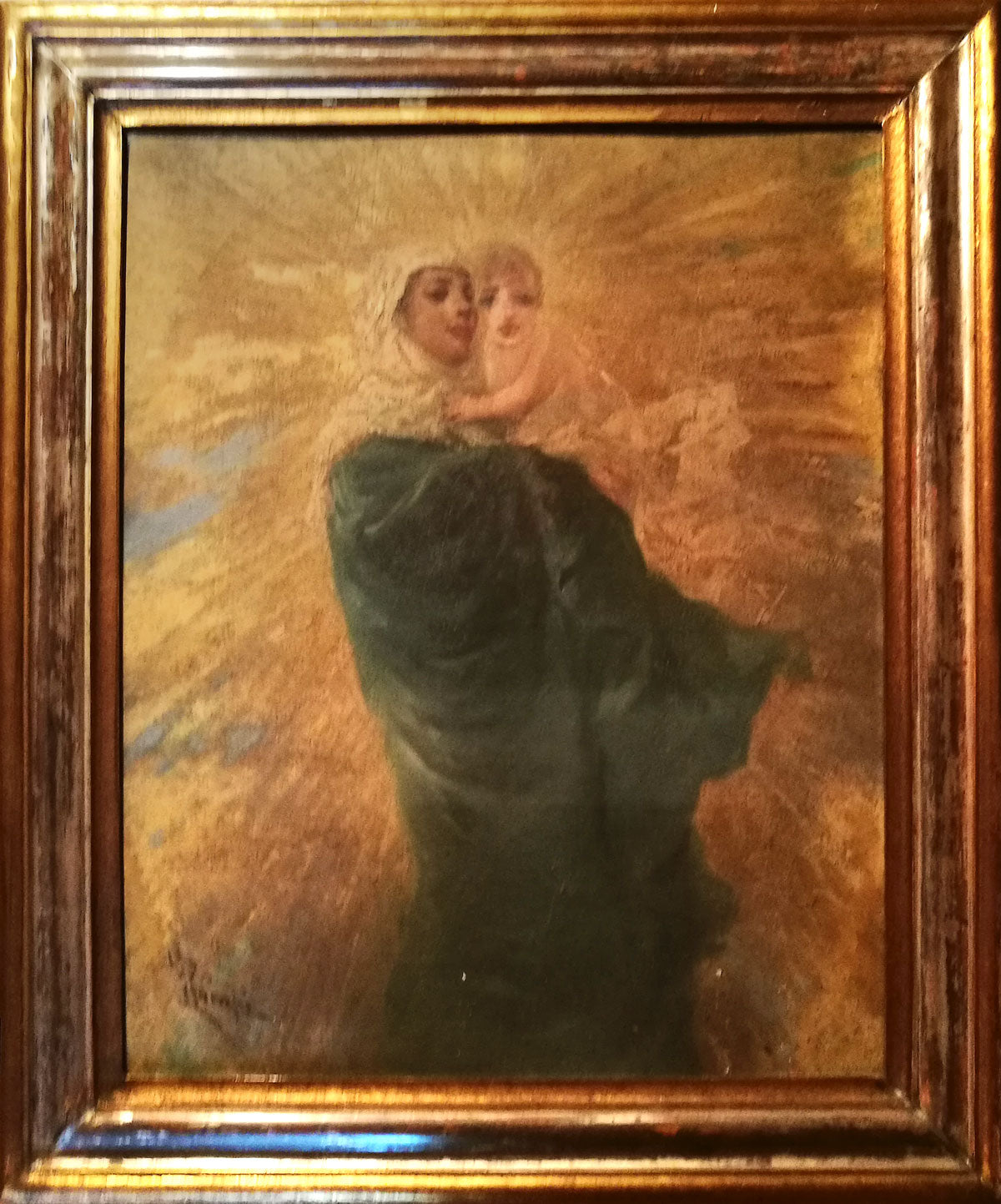 Giacomo Campi - Madonna con sole raggiante e bimbo