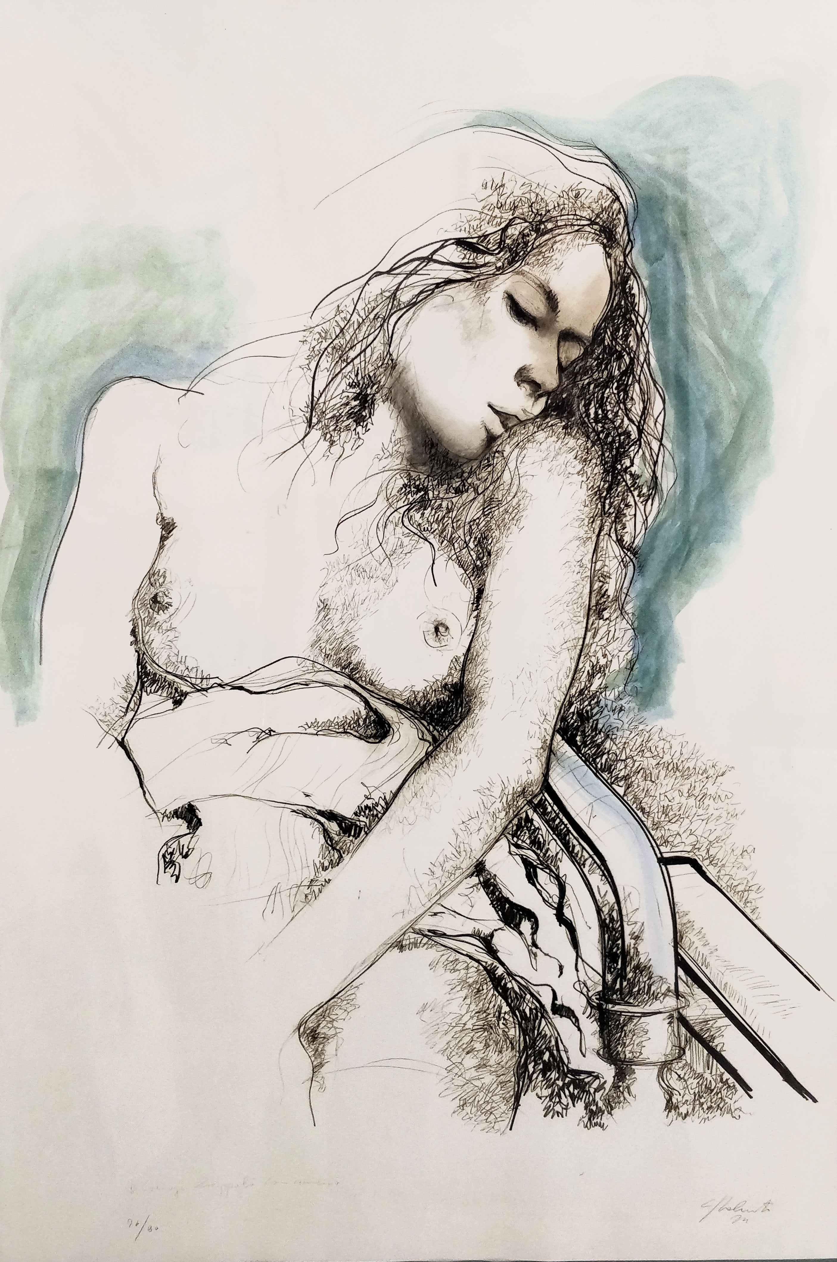 Carlo Malnati - Mujer desnuda