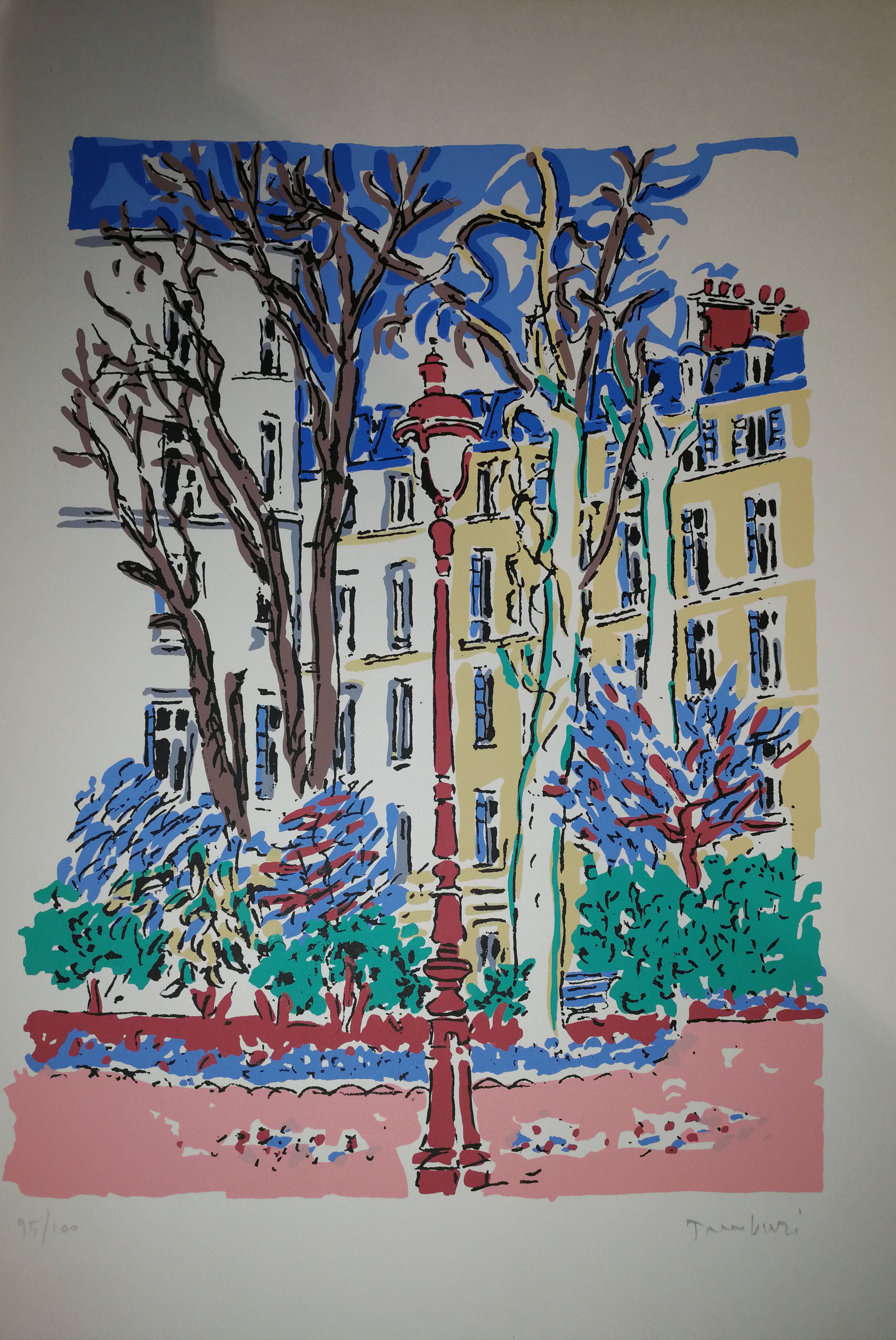 Orfeo Tamburi - Parigi cinque litografie