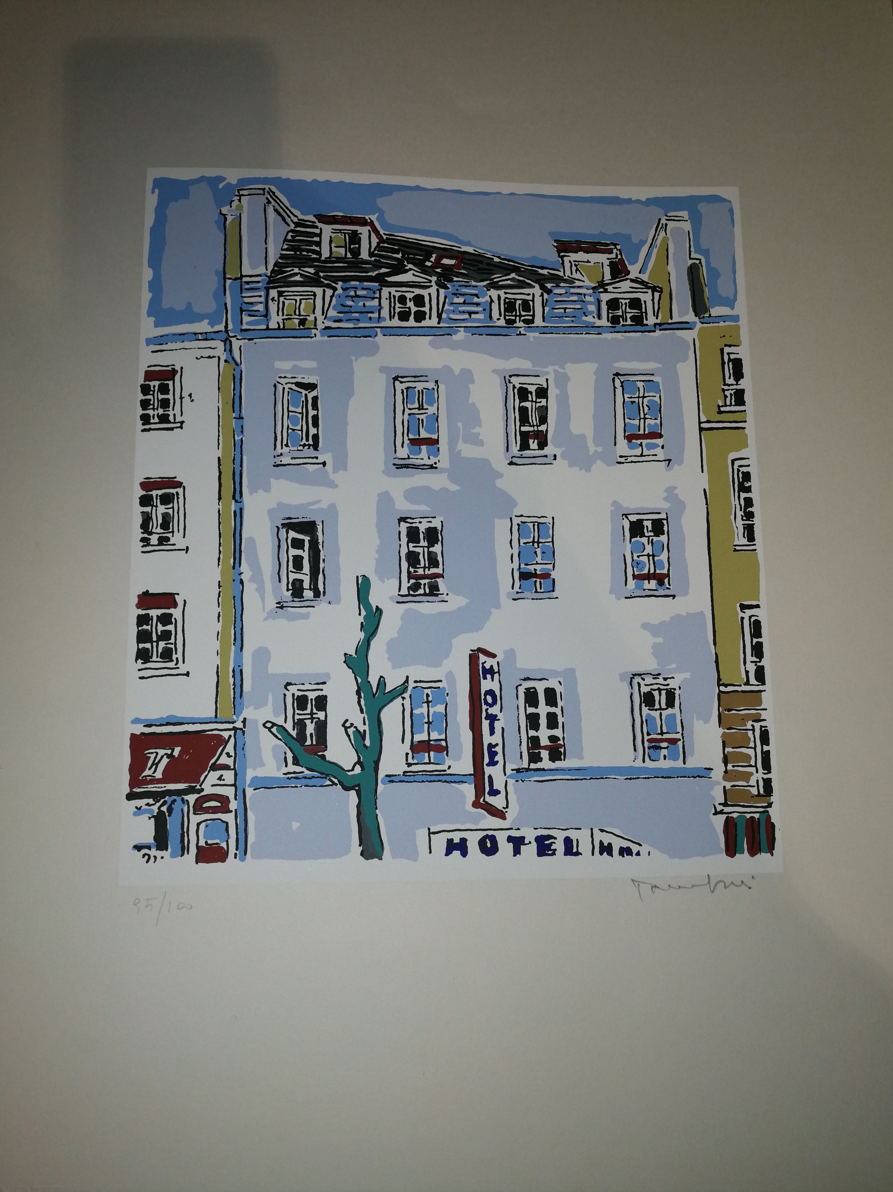 Orfeo Tamburi - Parigi cinque litografie